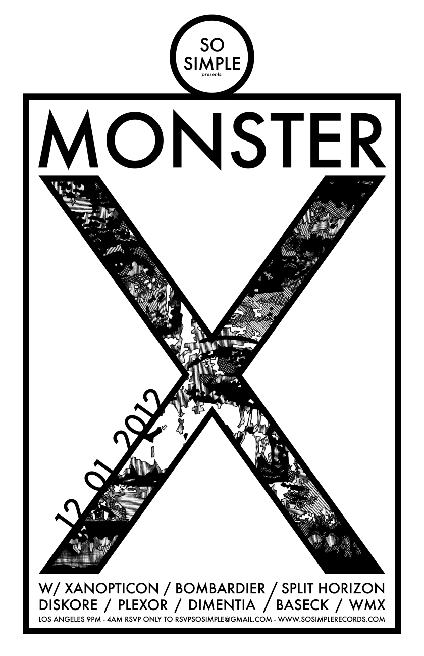monster x flyer